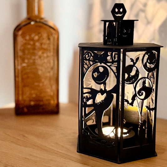 Lanterne en bois peinte | Ambiance Jack | Grav' & Vous