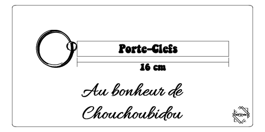 Planche gabarit | Porte-Clefs | Grav' & Vous